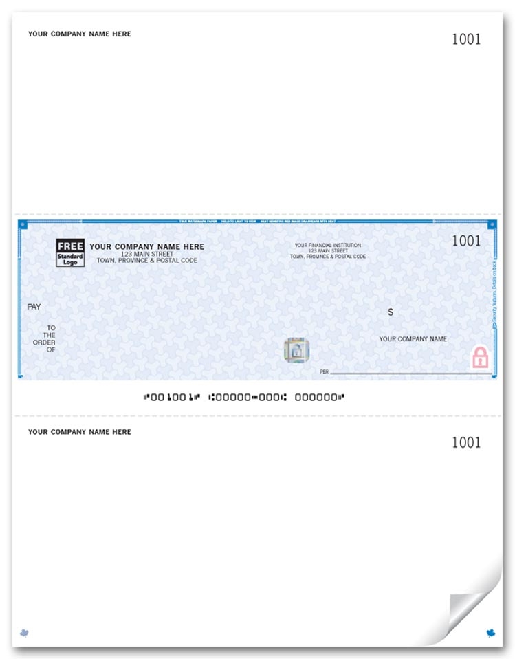 WHS9039 - Laser Middle Cheques, Premium Security