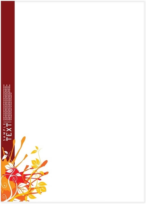 Full colour letterhead designing.