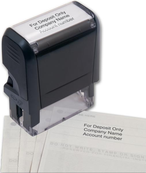 W102170 - Bank Endorsement Stamp, Self Inking