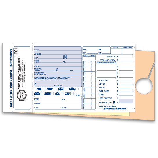 WPCA301 - Custom Camping Permits | Camping Permit Mirror Tags