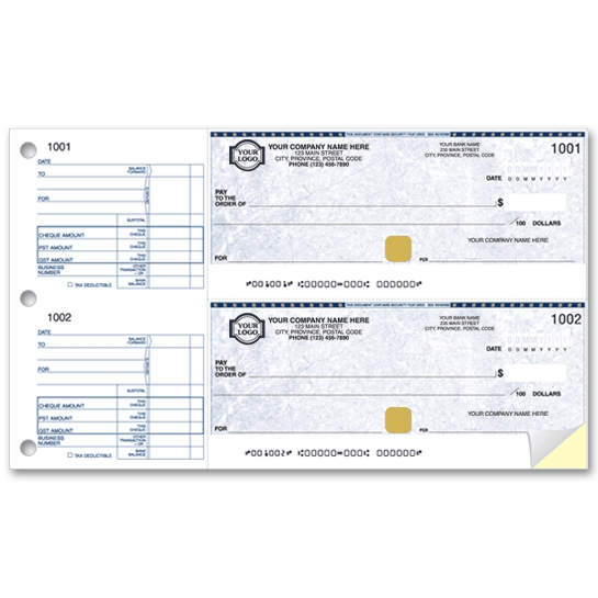 WSS437 - 2-To-A-Page Cheques, High Security