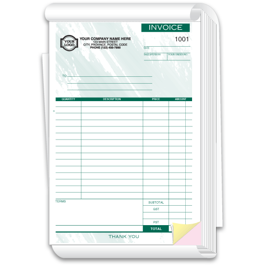 W3091 - Compact Invoice Books