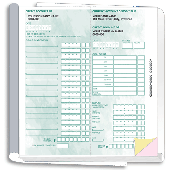 W487 - Deposit Ticket Books