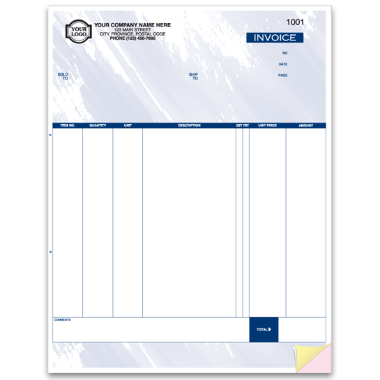 W6551 - Laser Invoices - Simply Accounting Compatible