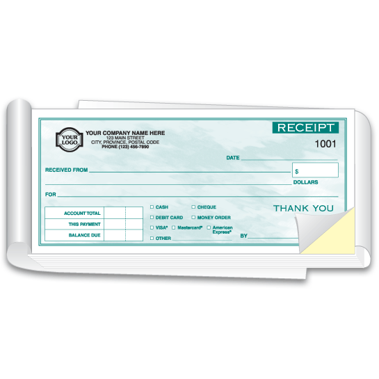 W691 - Receipt Book Printing | Custom Receipts