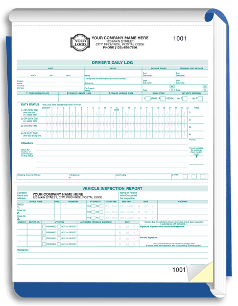 W8091 - Truck Drivers Daily Log Books