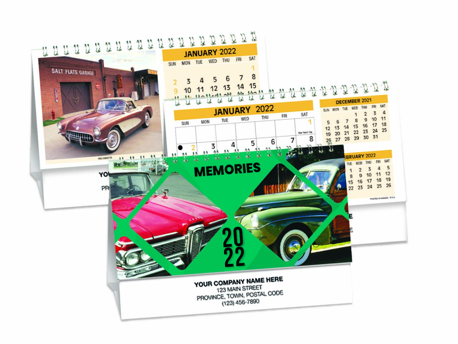 This customized 2022 antique car calendar is a desk calendar that suits any office really well if you are a car enthusiast.