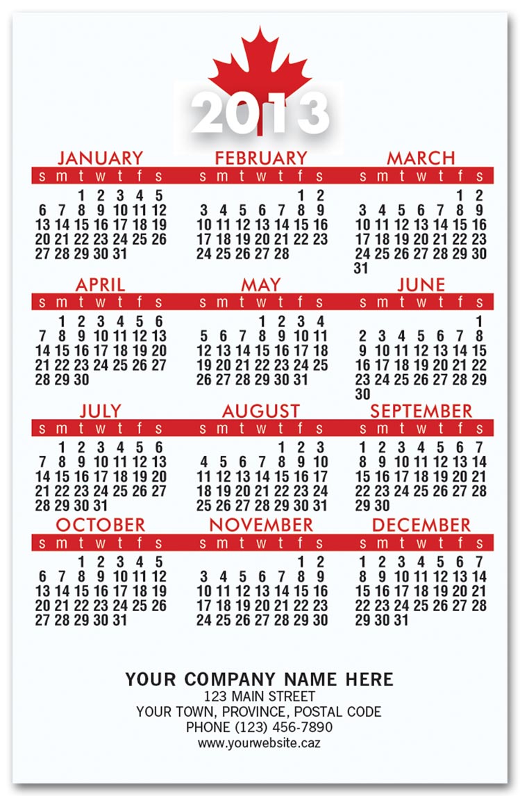 714048 - Patriotic Magnet Calendar