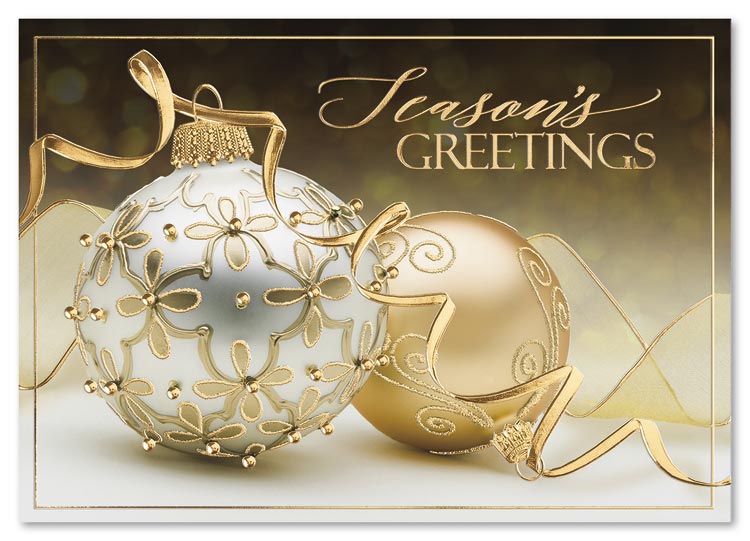 Ornate Greetings Holiday Cards