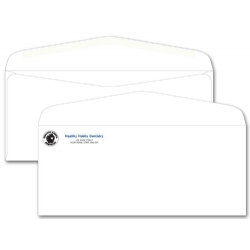 Custom #10 envelope self-sealing