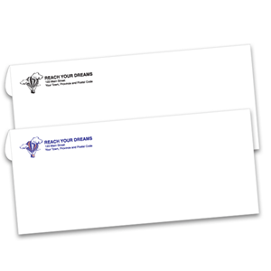 White Customized Business Envelope