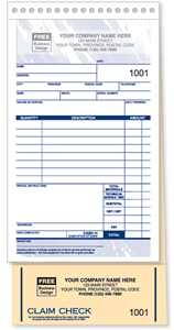 Service Order Forms with Ties