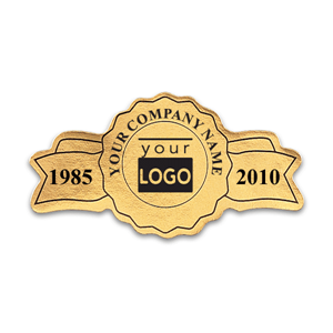 Anniversary Seal Labels, Gold