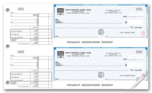 Cheques 2-To-A-Page, High Security