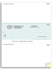 Laser Middle Cheques