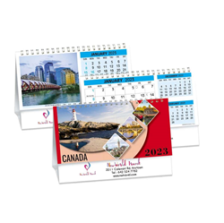 Spiral Desk Calendar - Canadian Scenes