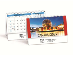 Spiral Desk Calendar - Canadian Scenes