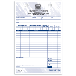 Auto Parts Order Forms