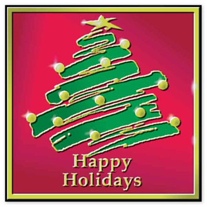 Holiday Tree Envelope Seal