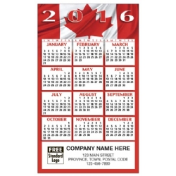 2016 self adhesive calendars patriotic canada