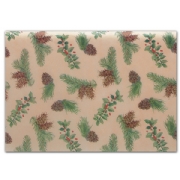 Holly & Cones Tissue Paper