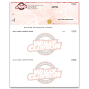 Custom Laser Cheques, 2 Ink Colors