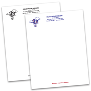 Custom Letterheads Printed on Colour Paper