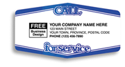 Call For Service Weather Resistant Labels