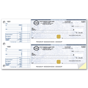 2-To-A-Page Cheques, High Security