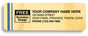 Gold Mylar Weather Proof Labels