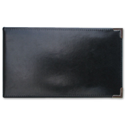 Black one per page cheque binder