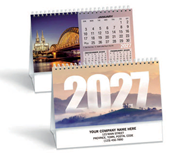 Business Scenic Desk Calendar